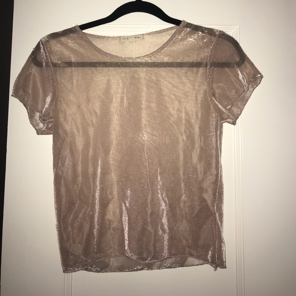 L.A. Hearts see through top